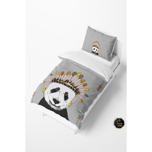 Talia Home Panda Desenli Bebek ve Çocuk Nevresim Takımı TLAN-101