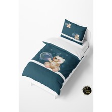 Talia Home Yeşil Ayıcık Desenli Bebek ve Çocuk Nevresim Takımı TLAN-144