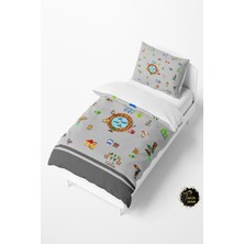 Talia Home Sevimli Öğretici Desenli Bebek ve Çocuk Nevresim Takımı TLAN-193