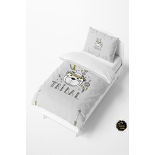 Talia Home Gri Tribal Desenli Bebek ve Çocuk Nevresim Takımı TLAN-043