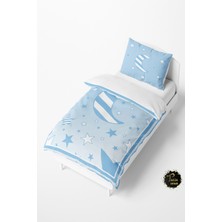 Talia Home Mavi Gökyüzü Desenli Bebek ve Çocuk Nevresim Takımı TLAN-152