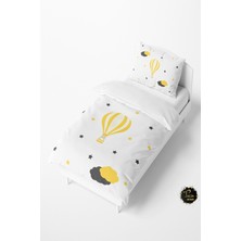 Talia Home Sarı Balon Desenli Bebek ve Çocuk Nevresim Takımı TLAN-019