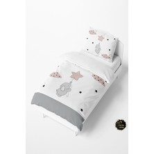 Talia Home Gri Fil Bebek ve Çocuk Nevresim Takımı TLAN-133