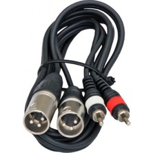 Ayt Powermaster 2 Xlr Dişi 2 Rca Renkli Kablo 3 Metre