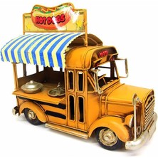 Hediye Sandalı Dekoratif Metal Sandviç Arabası