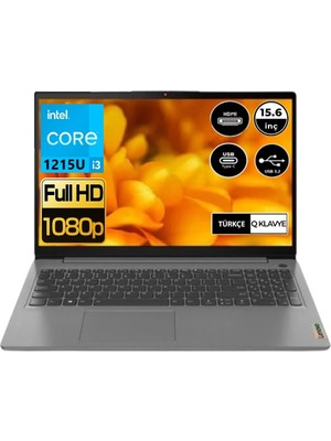 Lenovo Ideapad 3 15IAU7 Intel Core I3 1215U 16GB 256GB SSD Windows 11 Pro 15.6" Fhd Taşınabilir Bilgisayar 82RK00YATXCB1