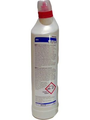 Ecolab Into Banyo ve Tuvalet Temizleyici Kireç Çözücü 750 ml x 6 Adet