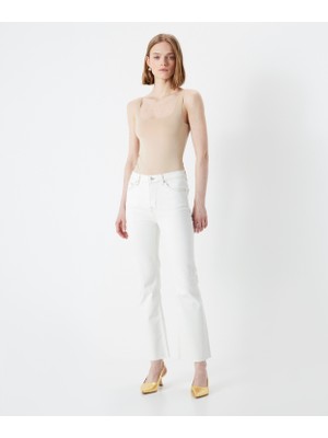 İpekyol Cropped Flare Fit Jean Pantolon