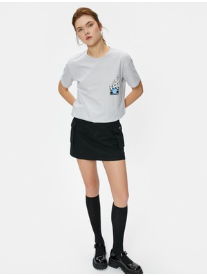 Koton Bugs Bunny Tişört Baskılı Lisanslı Kısa Kollu Pamuklu