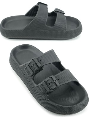 Gezer Yazlık Erkek Iki Toka Ayarlanabilir Islak Zemine Uygun Eva Terlik