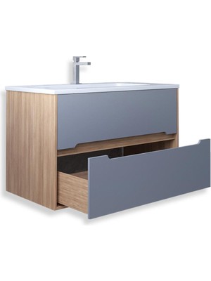 Teta Home Madrid 65 cm Mdf Banyo Lavabolu Alt Dolap