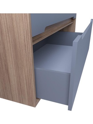 Teta Home Madrid 65 cm Mdf Banyo Lavabolu Alt Dolap