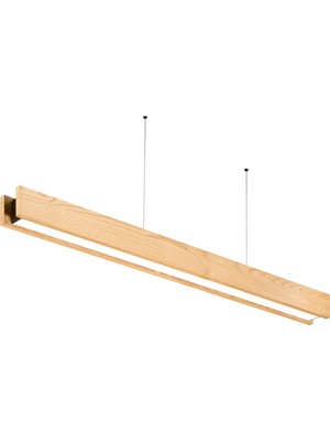 Woodlight Ahşap Aydınlatma Lineer 3000K(GÜN Işığı) Sarkıt LED Armatür Linear Aydınlatma