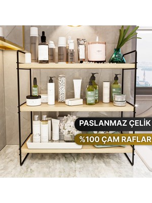 Bino Mutfak Rafı Masaüstü Düzenleyici Organizer Banyo Rafı Çok Amaçlı Düzenleyici Tezgah Üstü Raf