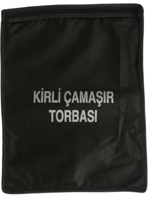 Single Sword Fermuarlı Bedelli & Acemi Asker Kirli Çamaşır Torbası, Siyah