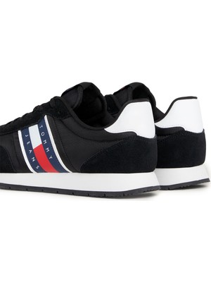 Tommy Hilfiger Tjm Runner Casual Ess Siyah Erkek Sneaker