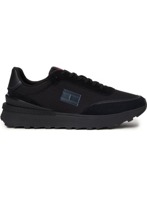 Tommy Hilfiger Tjm Technıcal Runner Ess Siyah Erkek Sneaker