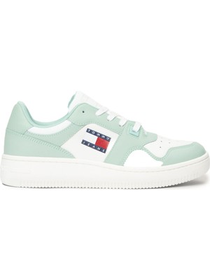 Tommy Hilfiger Tjw Retro Basket Ess Yeşil Kadın Sneaker