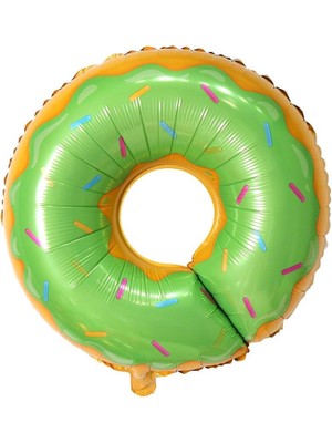 Kidspartim Donut Folyo Balon Yeşil 70 cm
