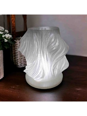 3D Dönüşüm Atölyesi Dekoratif LED Lamba M9 - Beyaz LED - Pilli - Geri Dönüşüm Pet