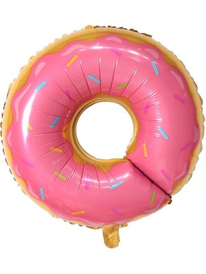 Kidspartim Donut Folyo Balon Pembe 70 cm