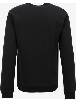 Ea7 Kapüşon Yaka Siyah Erkek Sweatshirt 6RPM08PJSHZ1200