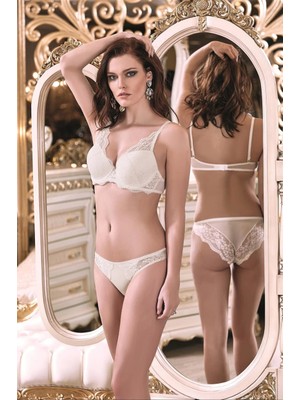 Nurteks 4340 Desteksiz Dantelli Sütyen Takım