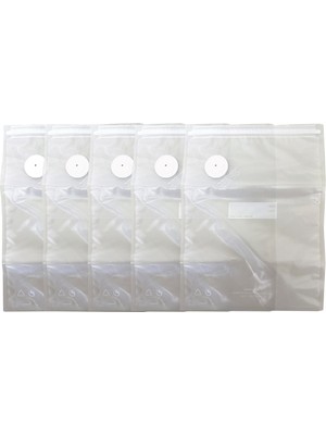 Fabcio  Fresh Tekrar Kullanılabilir Büyük Boy Vakumlu Saklama Poşeti 26X35CM (5 Adet)