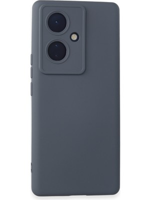 Caseart Vivo V29 Lite Içi Kadife Kamera Korumalı Lansman Silikon Kılıf - Petrol Mavisi