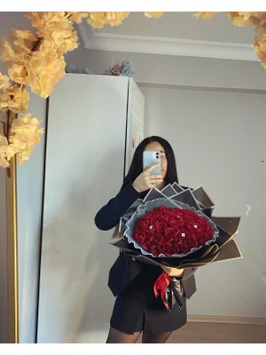 Zb Flowers 41 Adet Gül ,isteme Çiçeği,söz Çiçeği,sevgiliye Hediye,doğum Günü,yapay Çiçek