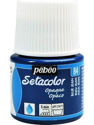 Pebeo Setacolor Opak Kumaş Boyası 45  ml 84 Blue Jean