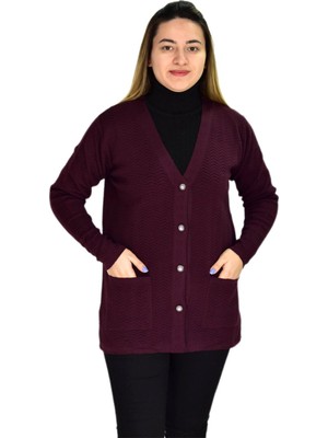 Çalıkuşu Kadın Cepli Triko Hırka BGL-ST03349