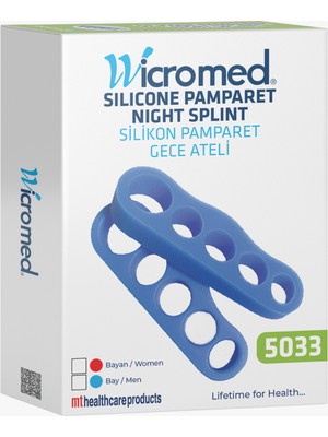 Wicromed Silikon Parmak Ayırıcı - Pamparet Gece Ateli MT5033