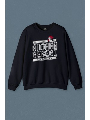 So Cool Lacivert Sweatshirt Ankara Angara Bebesi 06 Sıfır Altı Baskılı Unisex Sweat