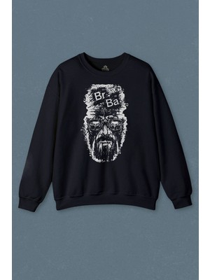 So Cool Lacivert Sweatshirt Breaking Bad Heisenberg Br Ba Brom Baryum Baskılı Unisex Sweat