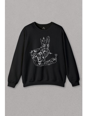 So Cool Unisex Sweatshirt I Am Groot Ilkel Centilmen Insan Baskılı Sweat