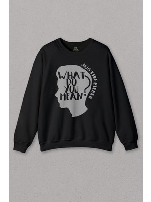 So Cool Unisex Sweatshirt Justin Bieber 94 1994 What Do You Man Mean Baskılı Sweat