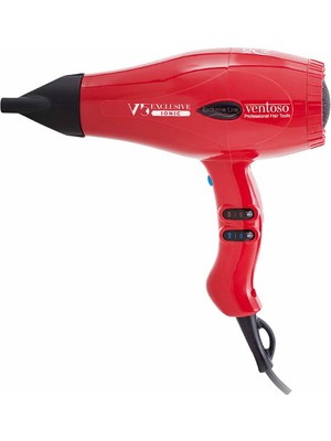 Ventoso V5 Exclusive İyonik 2500 W Profesyonel Fön Makinesi Rosso