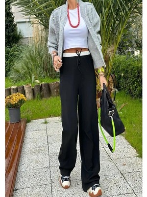 MZR Collection Bel Detaylı Pantalon