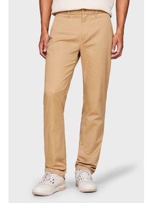 Tommy Hilfiger Chinos Denton Pamuklu Regular Fit Pantolon Erkek Pantolon MW0MW25964 Rbl