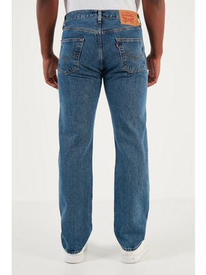 Levi's 501 Pamuklu Normal Bel Regular Fit Jeans Erkek Kot Pantolon A7735