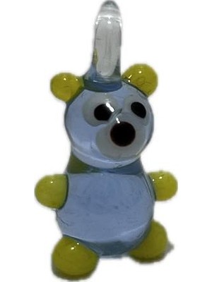 Hasyılmaz El Yapımı Mini Murano Cam Ayı Biblo A157-04