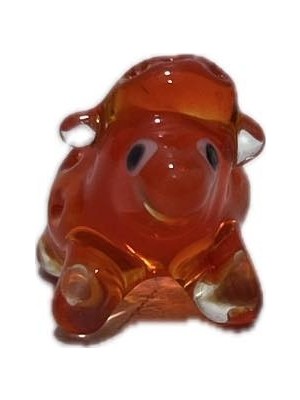 Hasyılmaz El Yapımı Mini Murano Cam Koyun Biblo A156-10