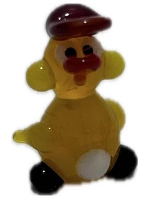 Hasyılmaz El Yapımı Mini Murano Cam Ördek Biblo A157-02