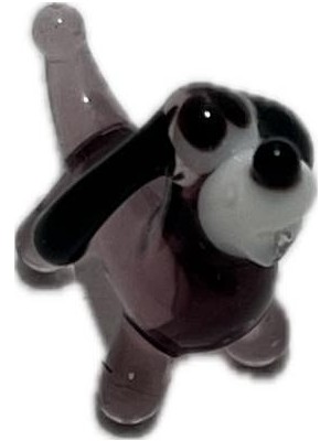 Hasyılmaz El Yapımı Mini Murano Cam Köpek Biblo A155-01