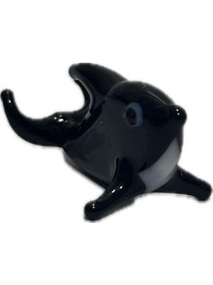 Hasyılmaz El Yapımı Mini Murano Cam Yunus Biblo A158-16