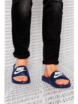 Nike Futura Benassi Slide Hard Blue Unisex Tek Bantlı Tek Bantlı Lacivert