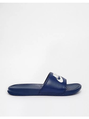 Nike Futura Benassi Slide Hard Blue Unisex Tek Bantlı Tek Bantlı Lacivert