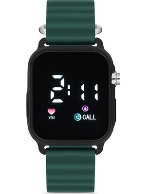 Aqua Di Polo 1987 Unisex Yeşil Silikon Dijital Ledkol Saati APWR033306