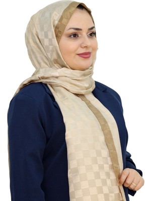 Hint Ipek Dama Desen Monogram Şal EŞ5304-1